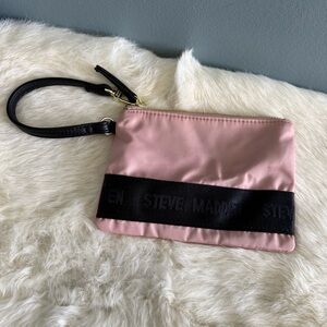 Steve Madden Nylon Wristlet Travel Clutch